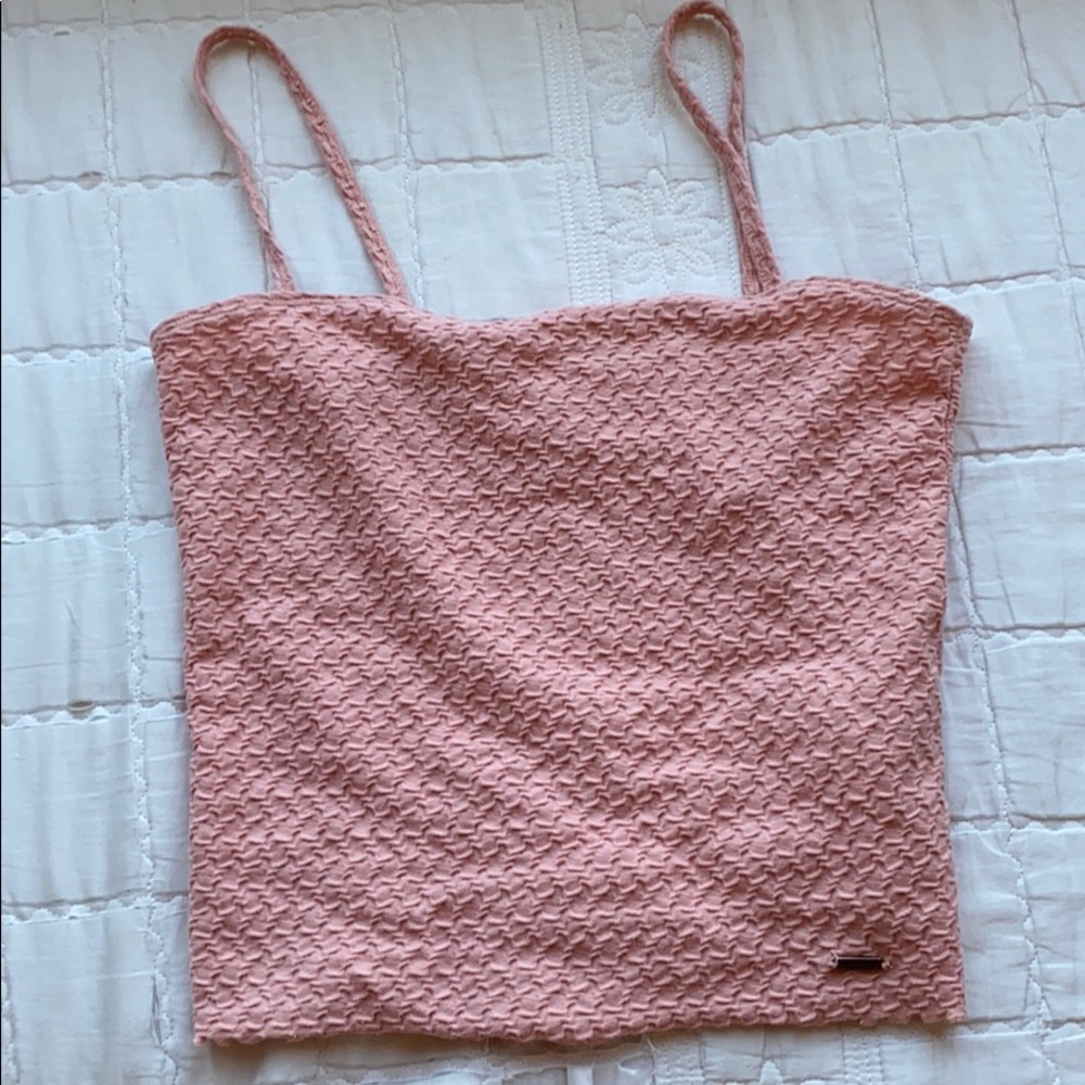light pink tank top from hollister